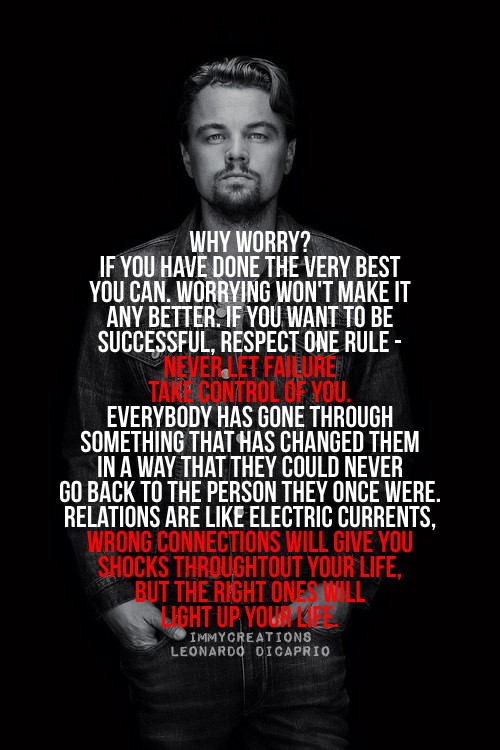 citations de leonardo dicaprio sur les relations