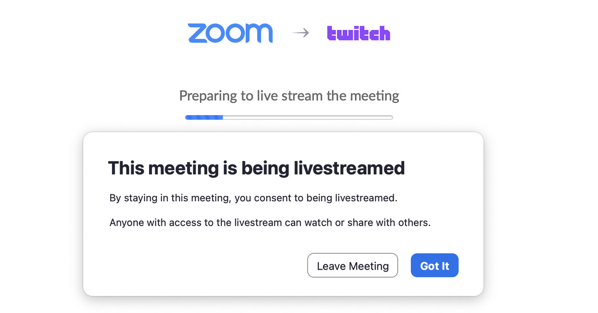 Zoom позволяет легко подключить вашу встречу прямо к Twitch – The Verge