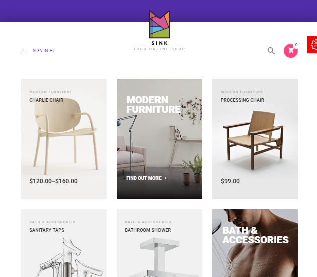 Wastafel - Tema WordPress WooCommerce Minimal