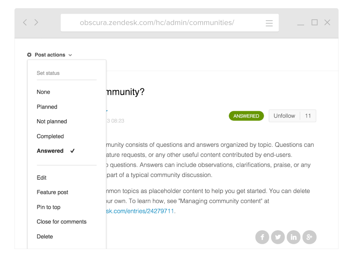 zendesk topluluk forumu