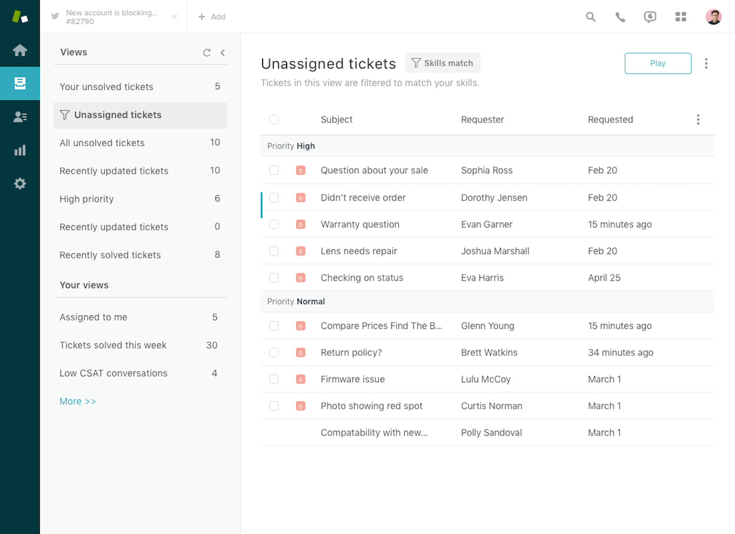 routage Zendesk