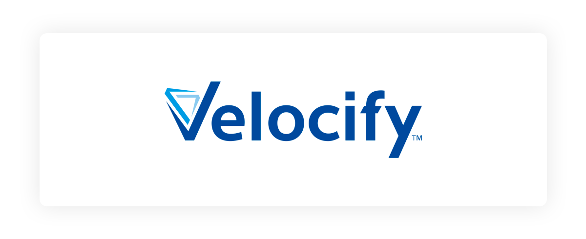 Velocify 로고