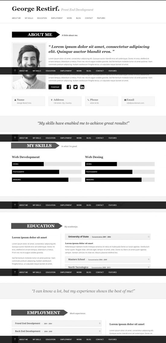 Tema WordPress Retina