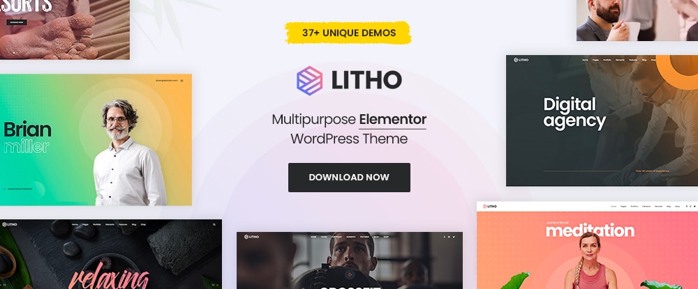 28. Litho Multipurpose Elementor WordPress Theme