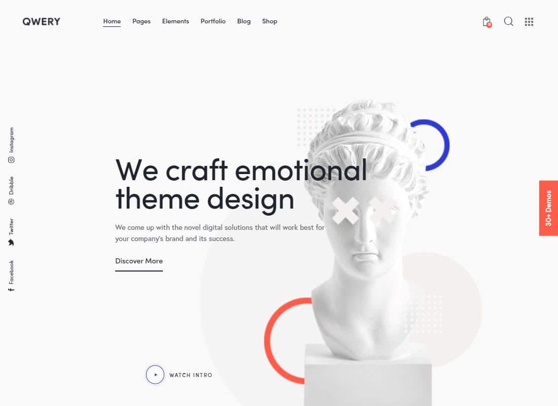 36. Qwery Multi Purpose Business WordPress Theme RTL