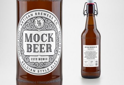 MockUp Botol Bir Artisan