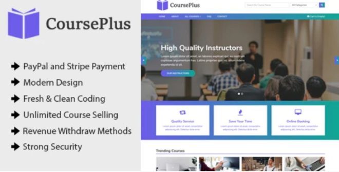 CoursePlus - Sistem Manajemen Pembelajaran Online (LMS)