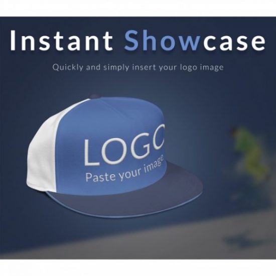 Topi dengan logo mock up Psd Gratis