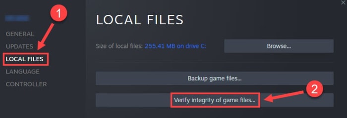 Verify Integrity of Game file