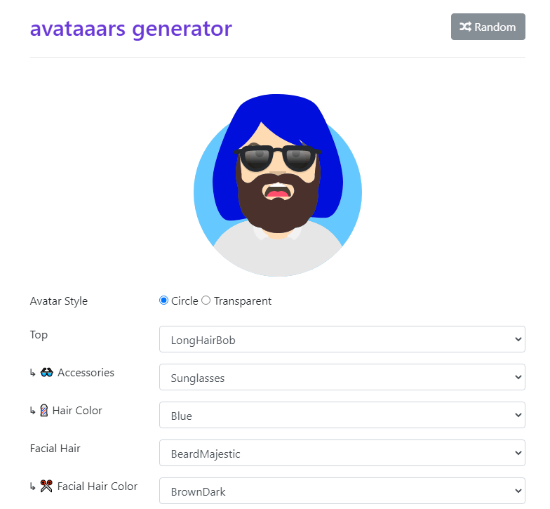 Avataaars Generator