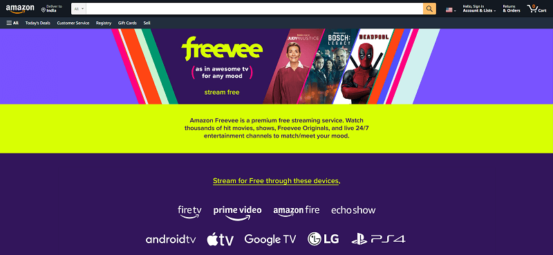 Amazon Freevee