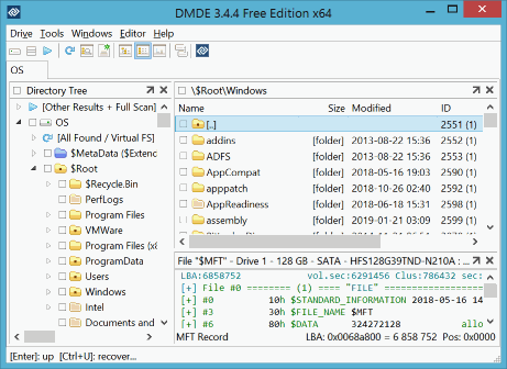 DM Disk Editor und Datenwiederherstellungssoftware