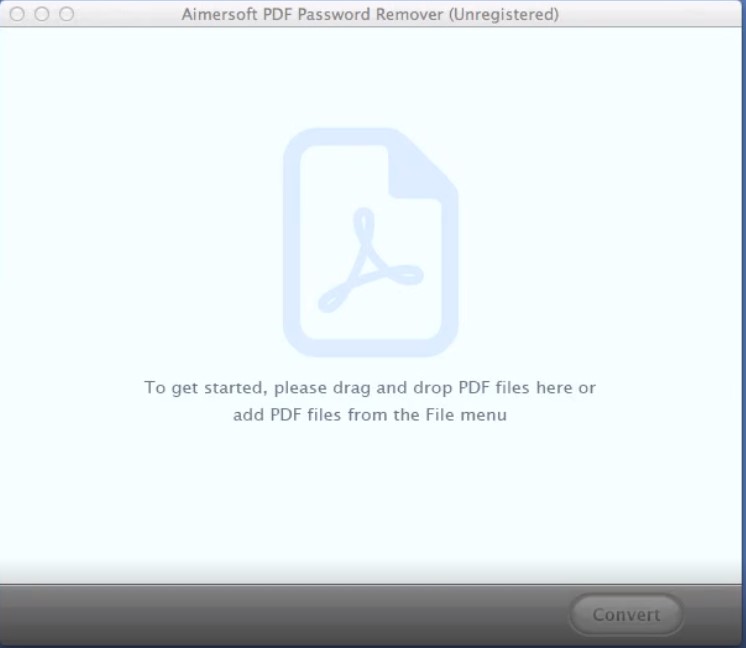 Strumento di rimozione password PDF Aimersoft 1.0