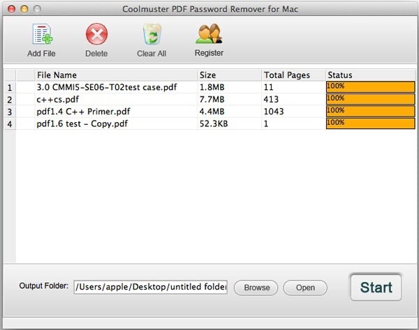 Coolmuster PDF Remover Password