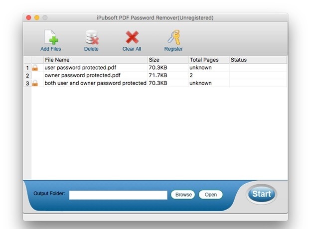 iPubSoft PDF Password Remover pentru Mac