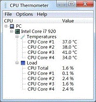 مقياس حرارة وحدة المعالجة المركزية