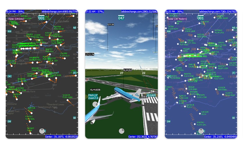 Pelacak Penerbangan ADSB