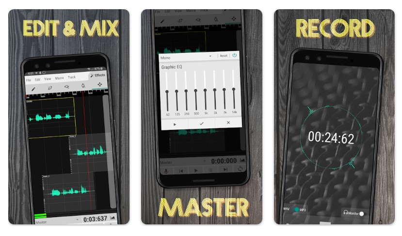 WaveEditor Enregistrer et éditer l'audio