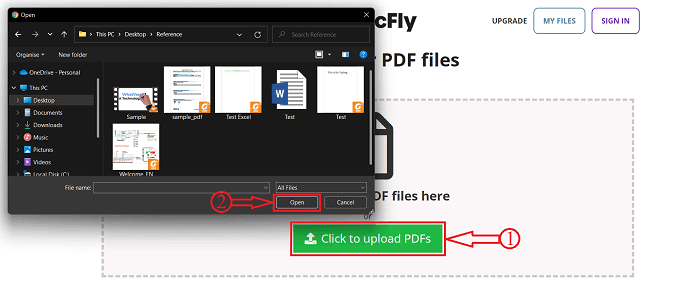 Importa PDF in DocFly