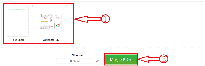 Opțiunea de îmbinare în DocFly