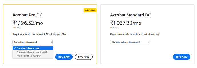 Adobe-acrobat-dc-pricing