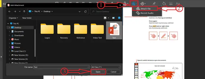 Inserisci PowerPoint in PDF