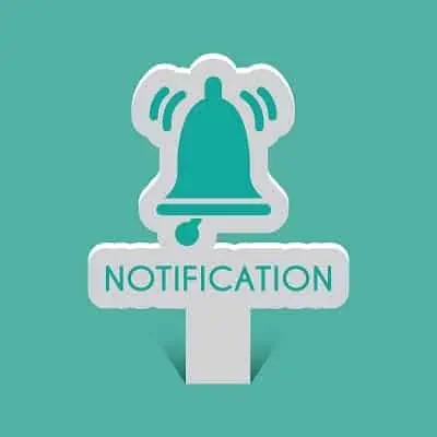 Désactivation de l'historique des notifications