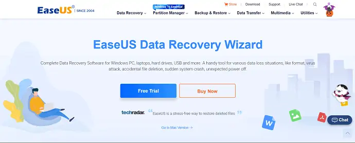 EaseUS-Data-Recovery-Wizard para recuperar dados