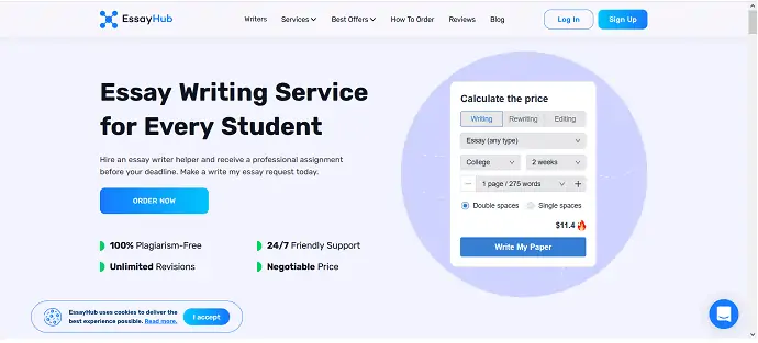 EssayHub-Homepage