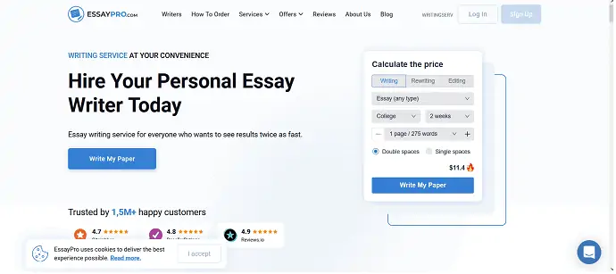 EssayPro-Homepage