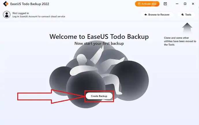 EaseUS Todo Backup Inicio