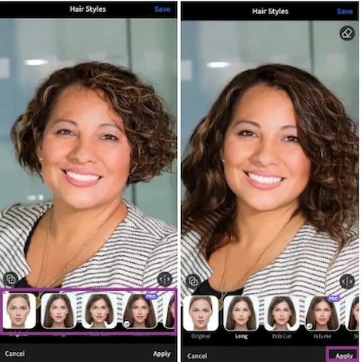 Faceapp-发型