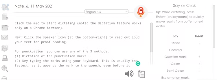 Speechnotes