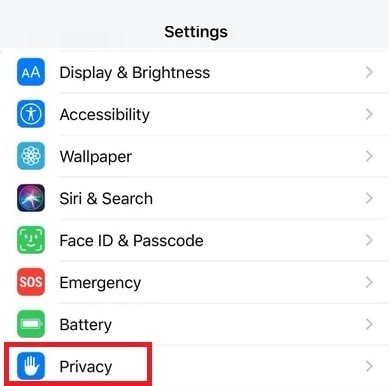 Controlla i registri degli errori del dispositivo iPhone