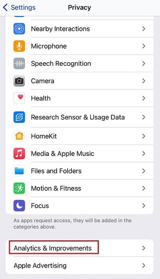 iPhone Analytics & Improvements-Option