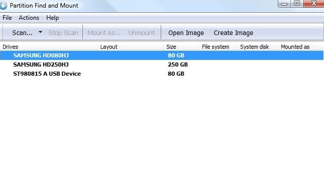 Partition Find and Mount