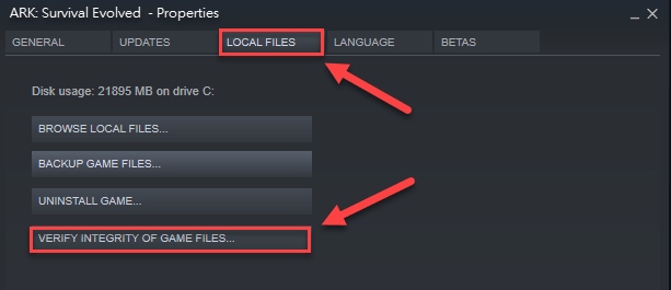 verify integrity of game files