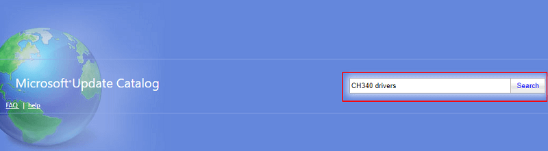 Search CH340 drivers - Microsoft Update Catalog