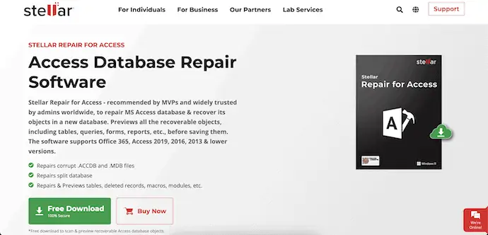 Stellar-Access-Database-Repair-Homepage