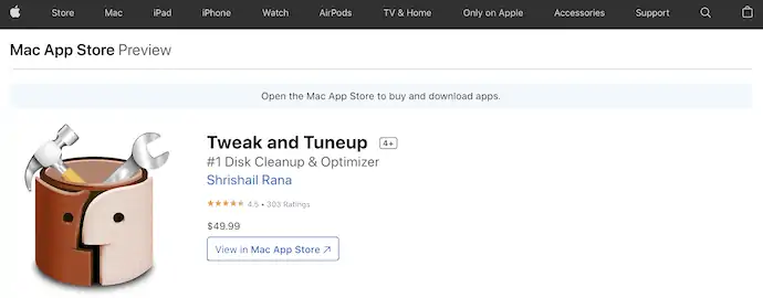 หน้าแรกของ Systweak Tweak และ Tuneup