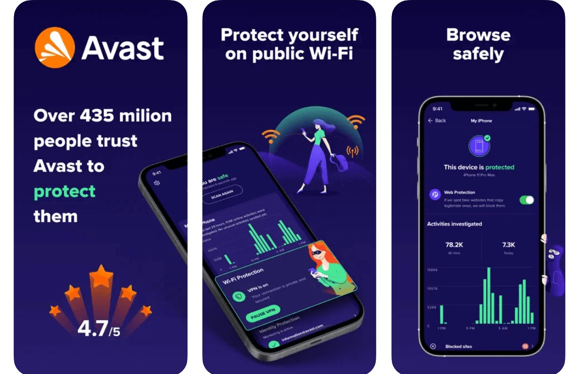 Seguridad y privacidad de Avast