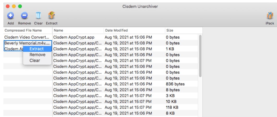 cisdem unarchiver แยกไฟล์