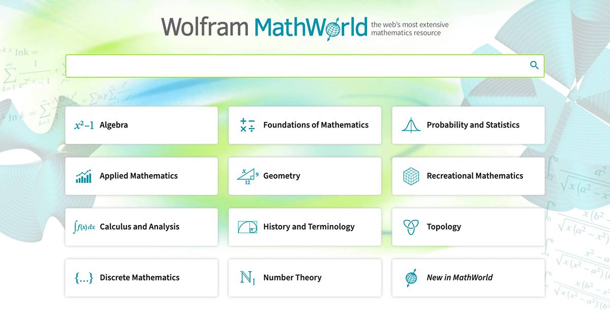 Wolfram 数学世界