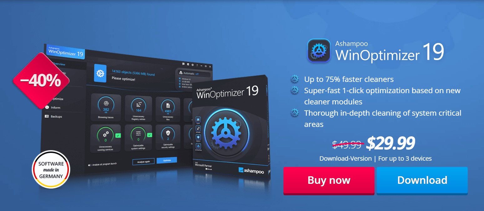 Ashampoo WinOptimizer